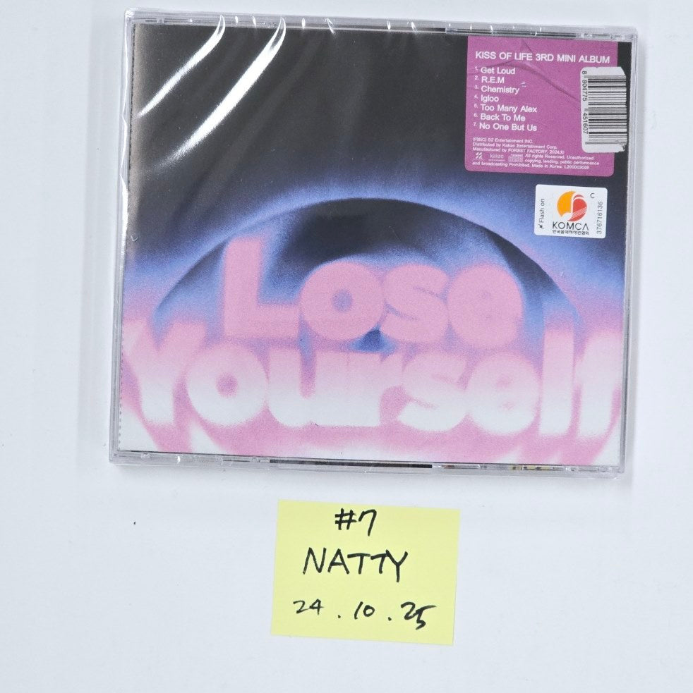 Kiss of Life "Lose Yourself" - Hand Autographed(Signed) Album [Jewel Ver.] [24.10.25]