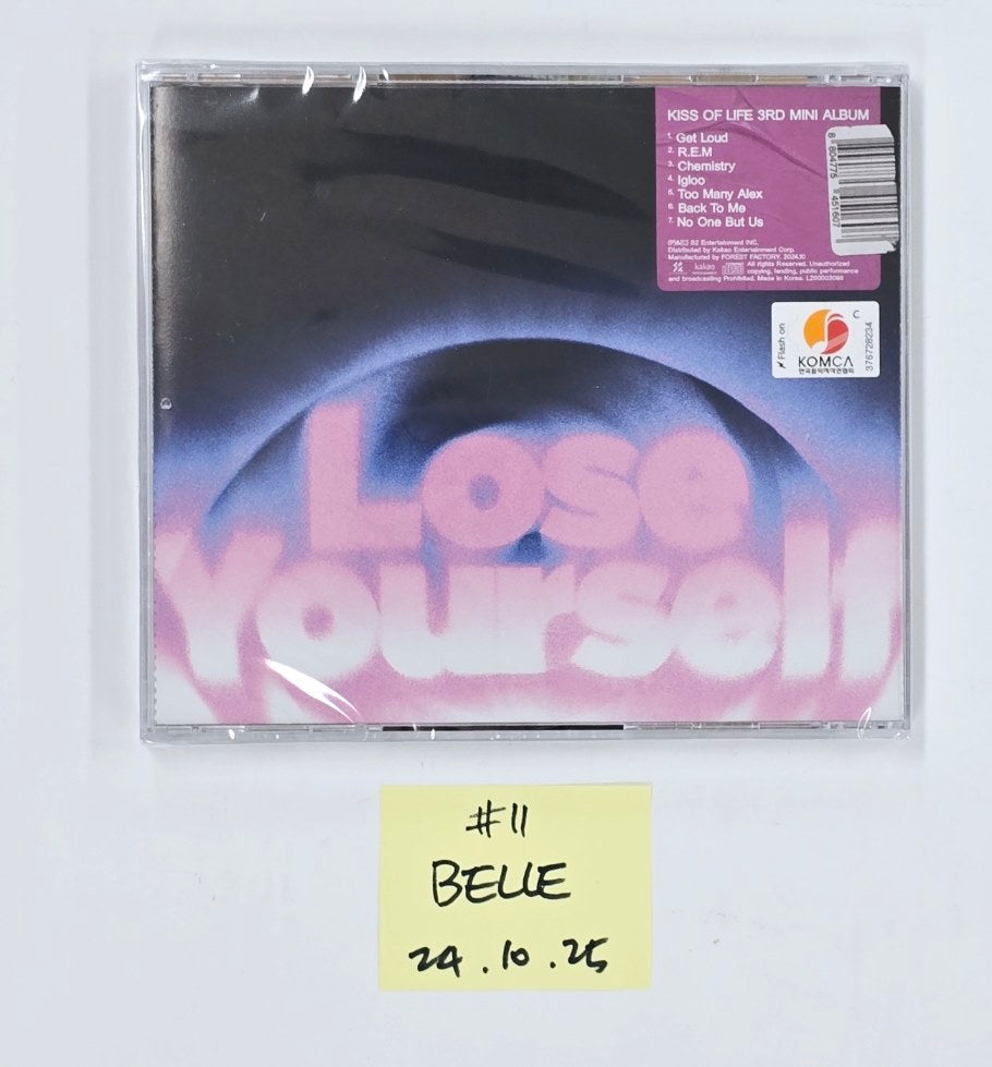 Kiss of Life "Lose Yourself" - Hand Autographed(Signed) Album [Jewel Ver.] [24.10.25]