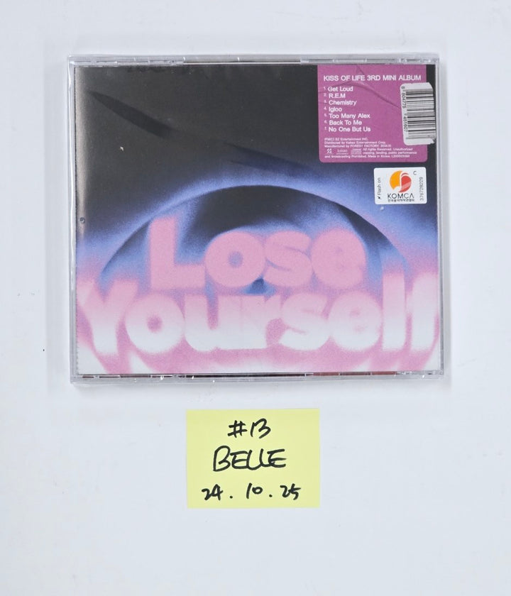 Kiss of Life "Lose Yourself" - Hand Autographed(Signed) Album [Jewel Ver.] [24.10.25]