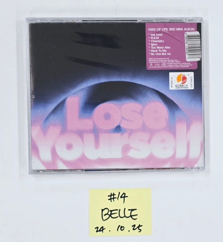 Kiss of Life "Lose Yourself" - Hand Autographed(Signed) Album [Jewel Ver.] [24.10.25]