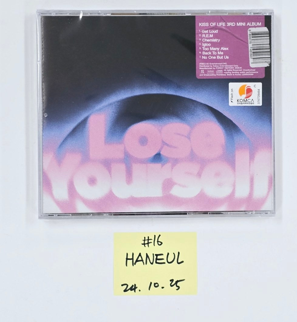 Kiss of Life "Lose Yourself" - Hand Autographed(Signed) Album [Jewel Ver.] [24.10.25]