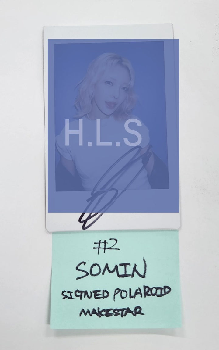 Somin (Of KARD) "Where To Now?" - Hand Autographed(Signed) Polaroid, 4 Cut Photo [24.10.25]