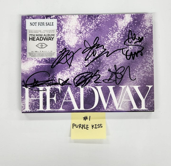 TripleS "Performante", Billlie "Of All Have Lost", PURPLE KISS "HEADWAY" - Hand Autographed(Signed) Promo Album [24.10.28] (Restocked 10/29)