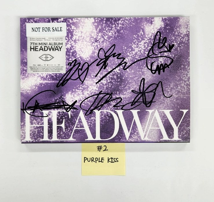 TripleS "Performante", Billlie "Of All Have Lost", PURPLE KISS "HEADWAY" - Hand Autographed(Signed) Promo Album [24.10.28] (Restocked 10/29)