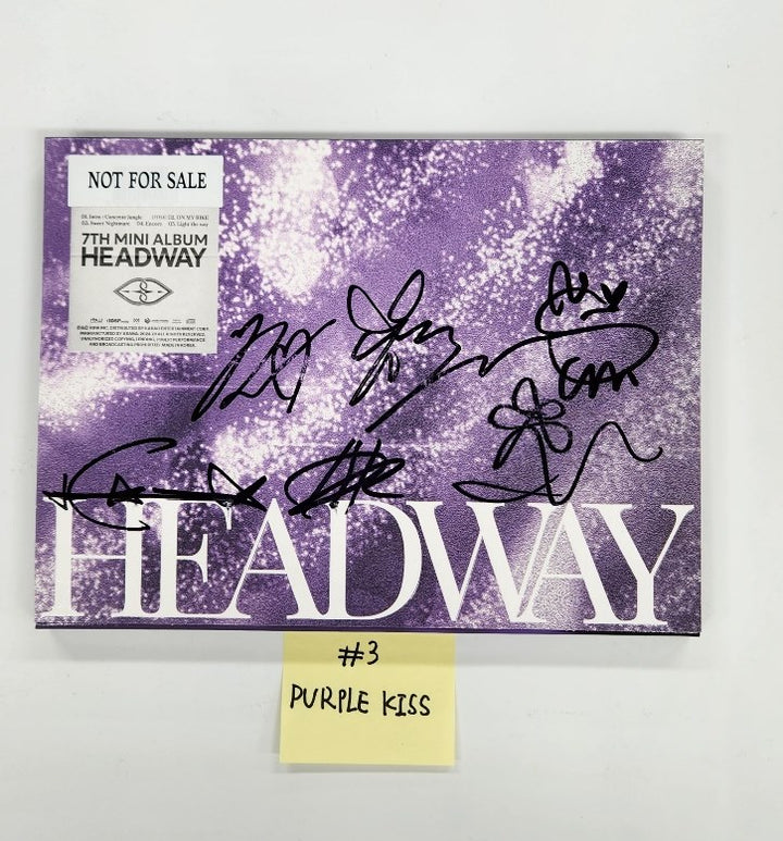 TripleS "Performante", Billlie "Of All Have Lost", PURPLE KISS "HEADWAY" - Hand Autographed(Signed) Promo Album [24.10.28] (Restocked 10/29)