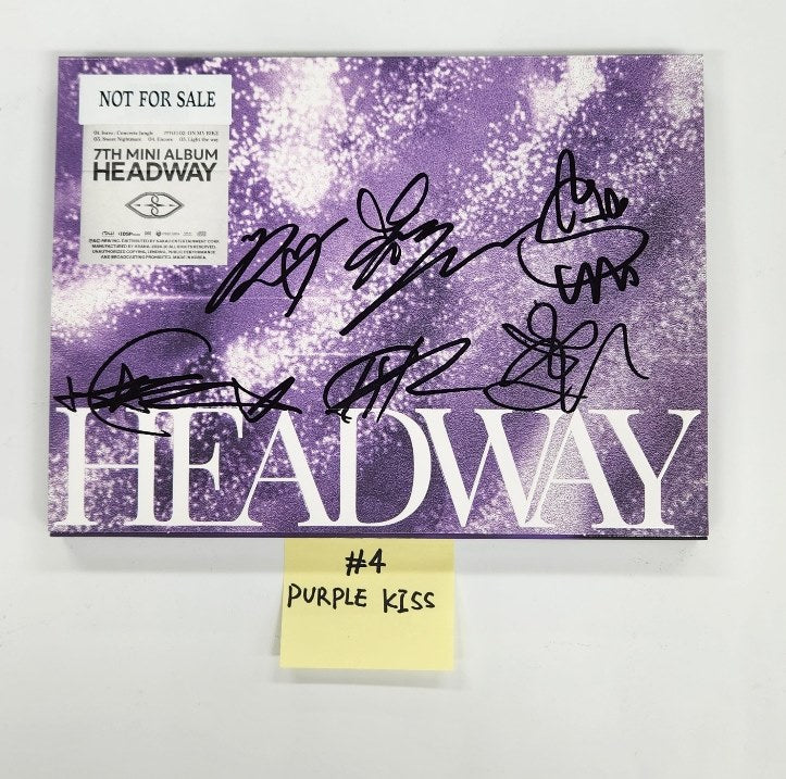 TripleS "Performante", Billlie "Of All Have Lost", PURPLE KISS "HEADWAY" - Hand Autographed(Signed) Promo Album [24.10.28] (Restocked 10/29)