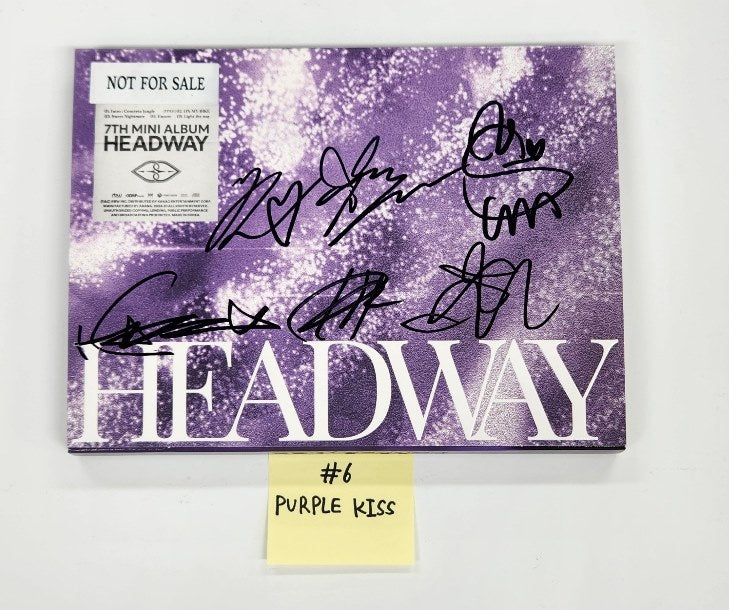 TripleS "Performante", Billlie "Of All Have Lost", PURPLE KISS "HEADWAY" - Hand Autographed(Signed) Promo Album [24.10.28] (Restocked 10/29)