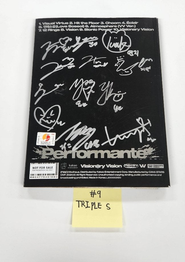 TripleS "Performante", Billlie "Of All Have Lost", PURPLE KISS "HEADWAY" - Hand Autographed(Signed) Promo Album [24.10.28] (Restocked 10/29)