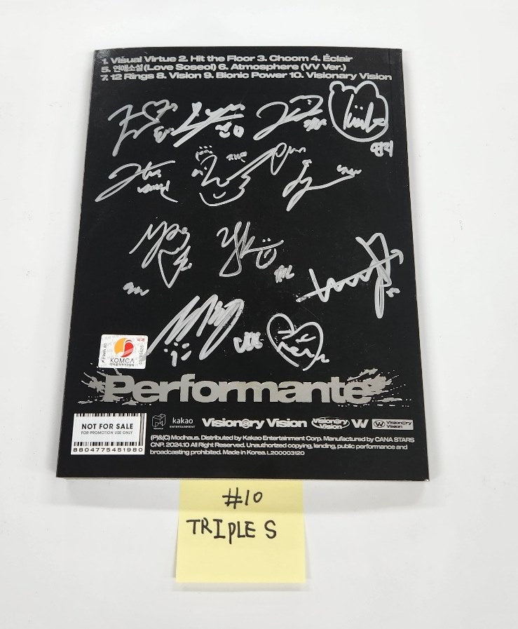 TripleS "Performante", Billlie "Of All Have Lost", PURPLE KISS "HEADWAY" - Hand Autographed(Signed) Promo Album [24.10.28] (Restocked 10/29)