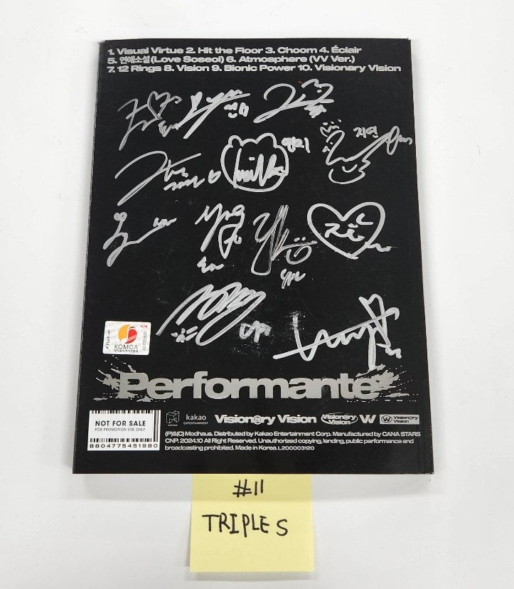 TripleS "Performante", Billlie "Of All Have Lost", PURPLE KISS "HEADWAY" - Hand Autographed(Signed) Promo Album [24.10.28] (Restocked 10/29)