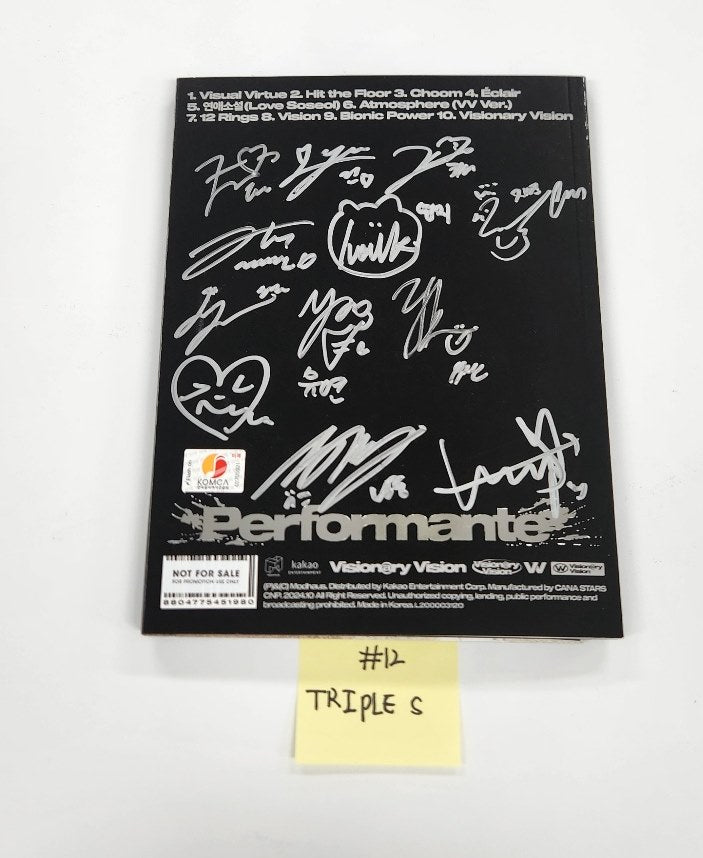 TripleS "Performante", Billlie "Of All Have Lost", PURPLE KISS "HEADWAY" - Hand Autographed(Signed) Promo Album [24.10.28] (Restocked 10/29)