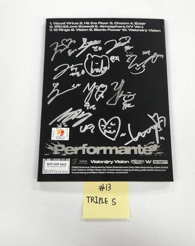 TripleS "Performante", Billlie "Of All Have Lost", PURPLE KISS "HEADWAY" - Hand Autographed(Signed) Promo Album [24.10.28] (Restocked 10/29)