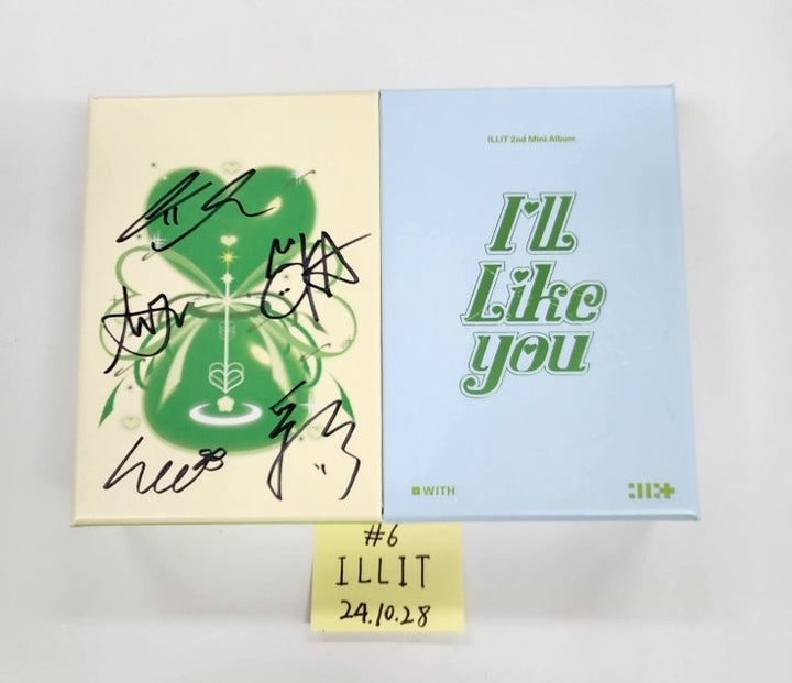 Aespa "Whiplash", ILLIT "I’LL LIKE YOU", ITZY "GOLD", ENHYPEN "ANSWER", SAY MY NAME "SAY MY NAME", Yena "네모네모" - Hand Autographed(Signed) Album [24.10.28]