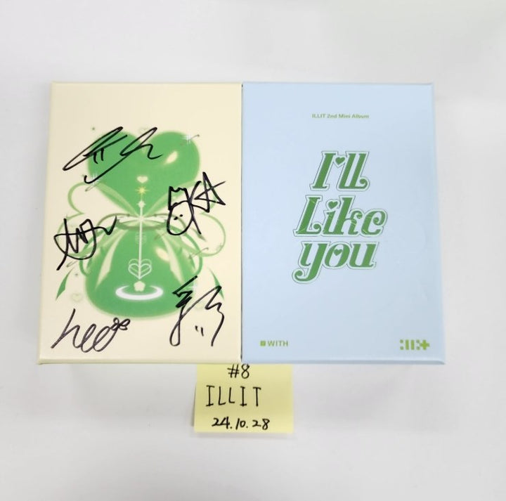 Aespa "Whiplash", ILLIT "I’LL LIKE YOU", ITZY "GOLD", ENHYPEN "ANSWER", SAY MY NAME "SAY MY NAME", Yena "네모네모" - Hand Autographed(Signed) Album [24.10.28]