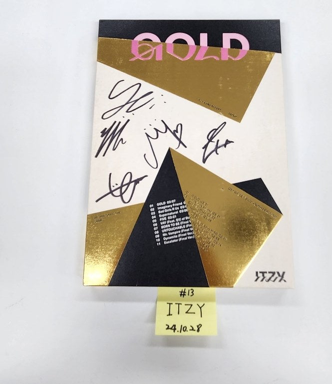 Aespa "Whiplash", ILLIT "I’LL LIKE YOU", ITZY "GOLD", ENHYPEN "ANSWER", SAY MY NAME "SAY MY NAME", Yena "네모네모" - Hand Autographed(Signed) Album [24.10.28]