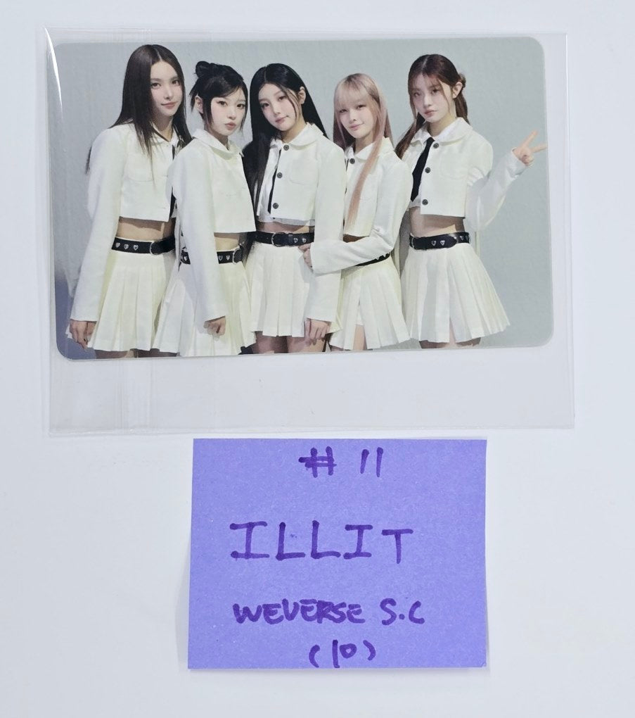 illit トレカ weverse MD i'll like you 全員ver ILLIT I'll Like You GLLIT ver Weverse Japan POB hologram