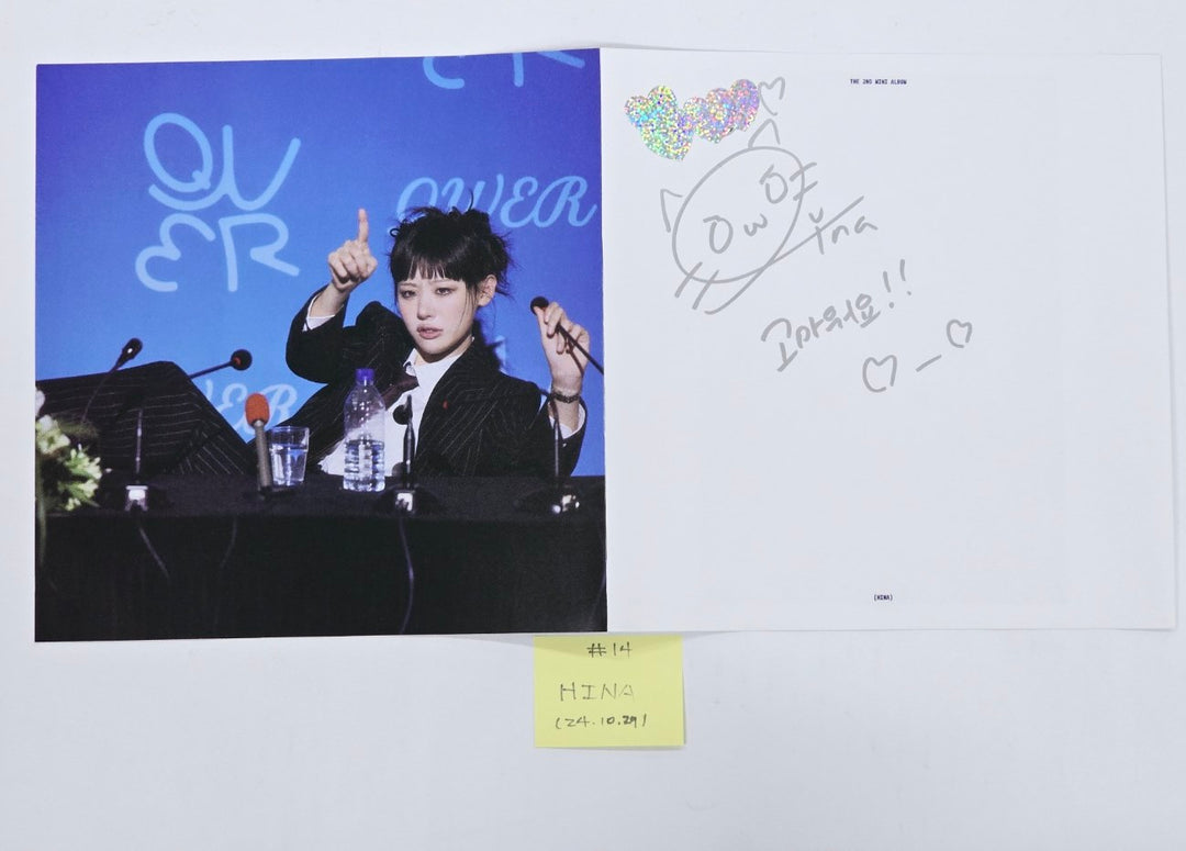 QWER "Algorithm's Blossom" - A Cut Page From Fansign Event Album [24.10.29]