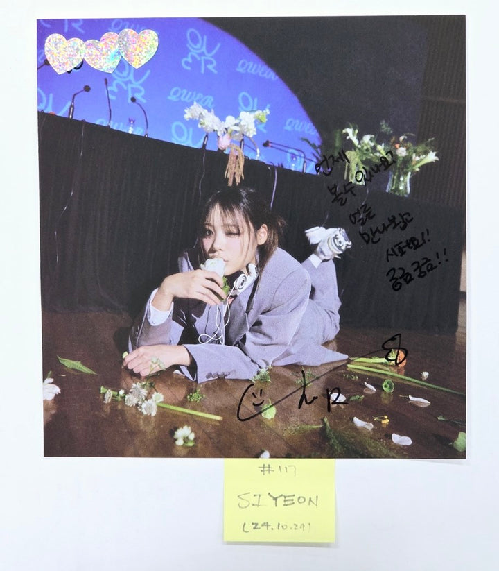 QWER "Algorithm's Blossom" - A Cut Page From Fansign Event Album [24.10.29]