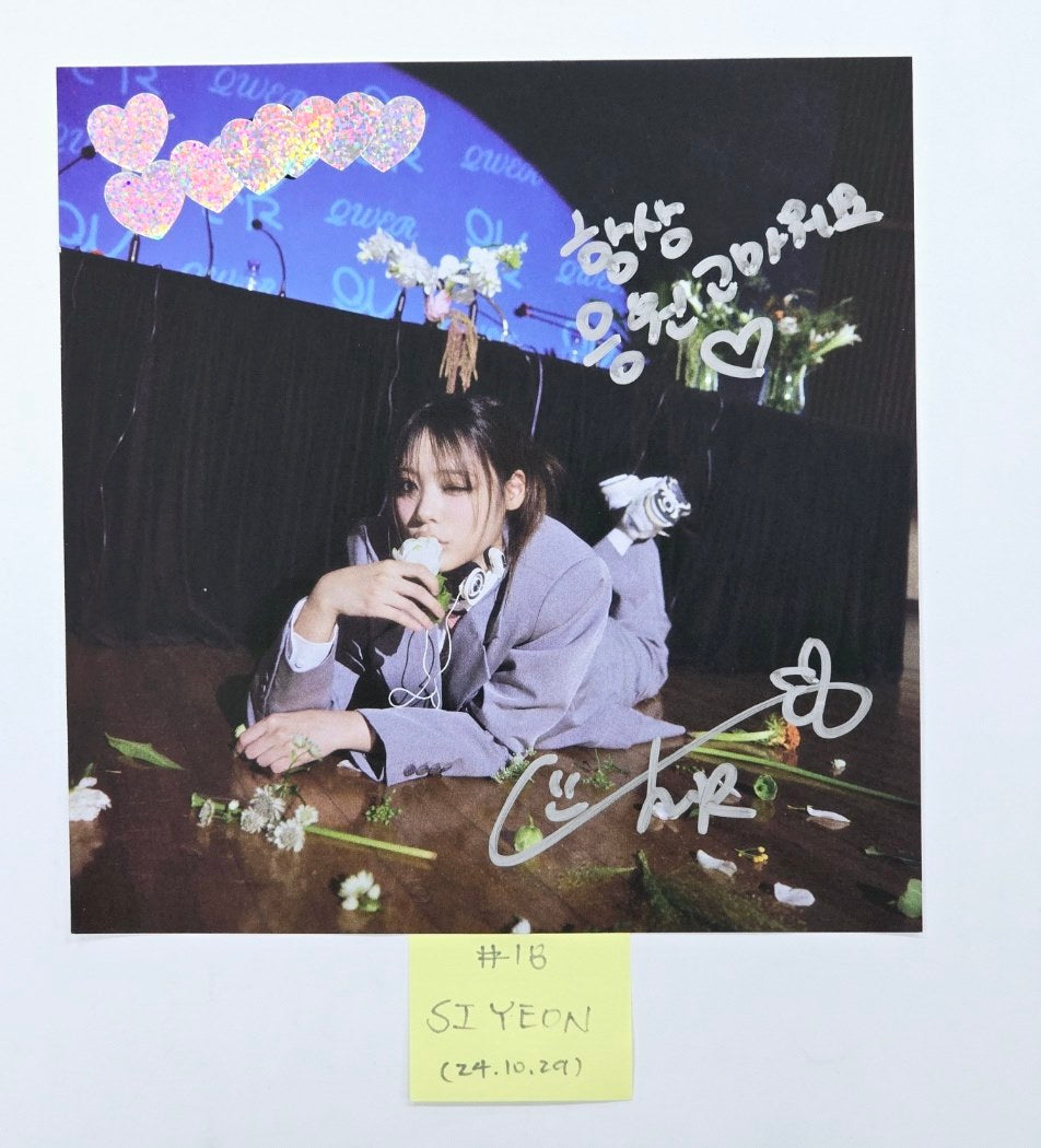 QWER "Algorithm's Blossom" - A Cut Page From Fansign Event Album [24.10.29]