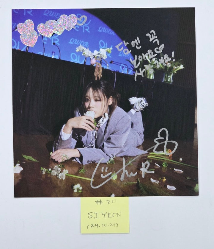 QWER "Algorithm's Blossom" - A Cut Page From Fansign Event Album [24.10.29]