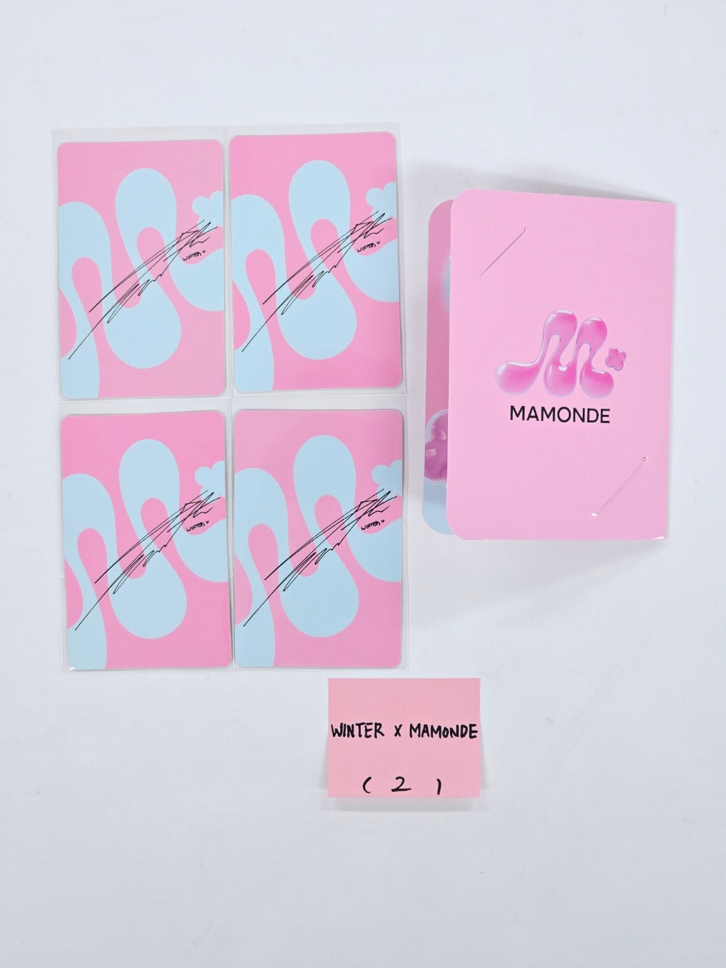 Winter X MAMONDE - FLORA GLOW ROSE EVENT Photocards Set (4EA) [Restocked 10.30] [24.10.29]