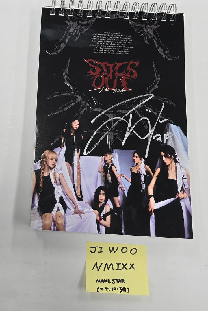 Jiwoo (Of NMIXX) "Fe3O4: BREAK" - Hand Autographed(Signed) Album [24.10.30]