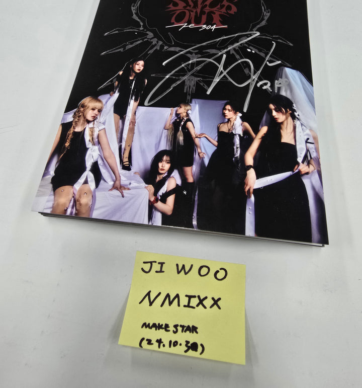 Jiwoo (Of NMIXX) "Fe3O4: BREAK" - Hand Autographed(Signed) Album [24.10.30]