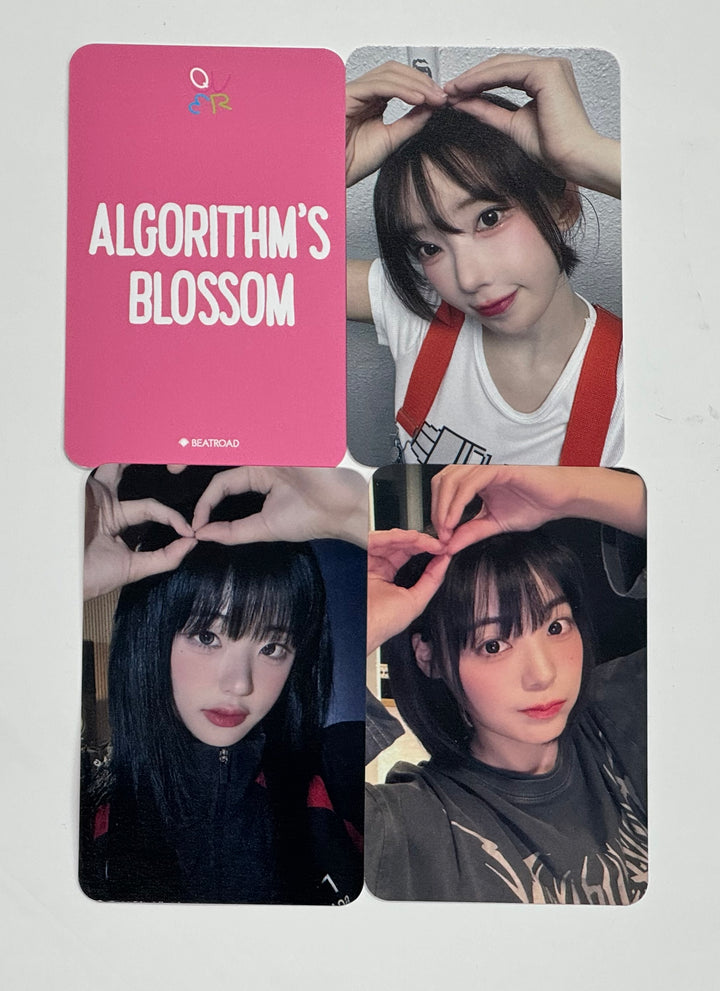 QWER "Algorithm's Blossom" - Beat Road Fansign Event Winner Photocard Round 2 [24.10.31]