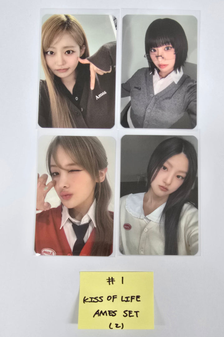 KISS OF LIFE x Ames Worldwide - AMES Event Photocards Set (4EA) [24.10.31]