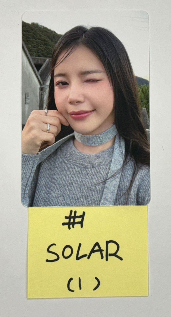 SOLAR "솔라감성 Part.8" - Official Photocard [24.10.31]