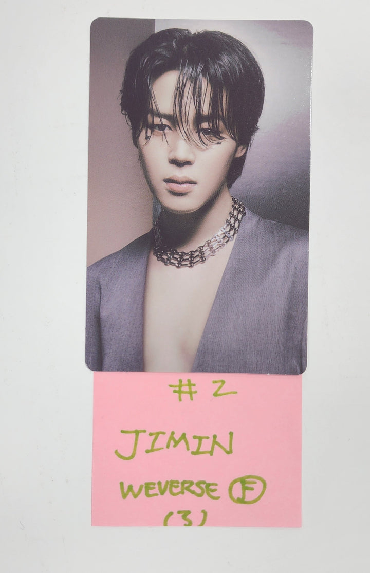 Jimin (Of BTS) "Face" - Weverse Shop Special Gift Photocard [24.11.1]