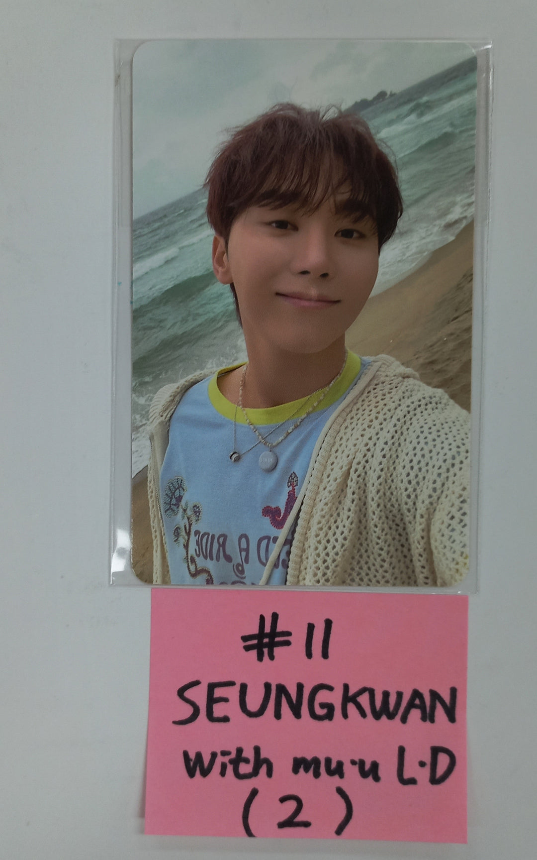 SEVENTEEN "SPILL THE FEELS" - Withmuu Lucky Draw Event Photocard [24.11.1]