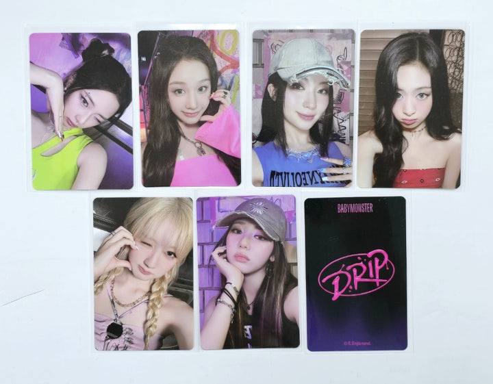 Babymonster "DRIP" 1st Full Album - Pop-Up Store MD Event Photocard [24.11.1]