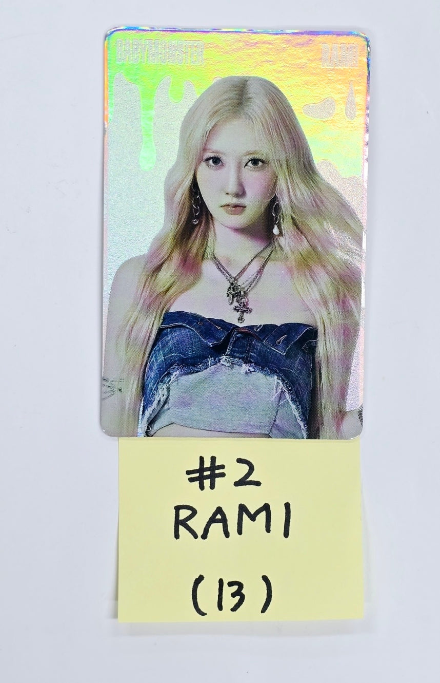 Babymonster "DRIP" 1st Full Album - Official Trading Photocard (2) [24.11.1]