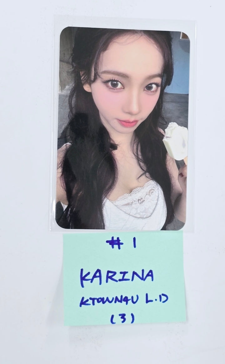 Aespa "Whiplash" - Ktown4U Lucky Draw Event Photocard [24.11.4]