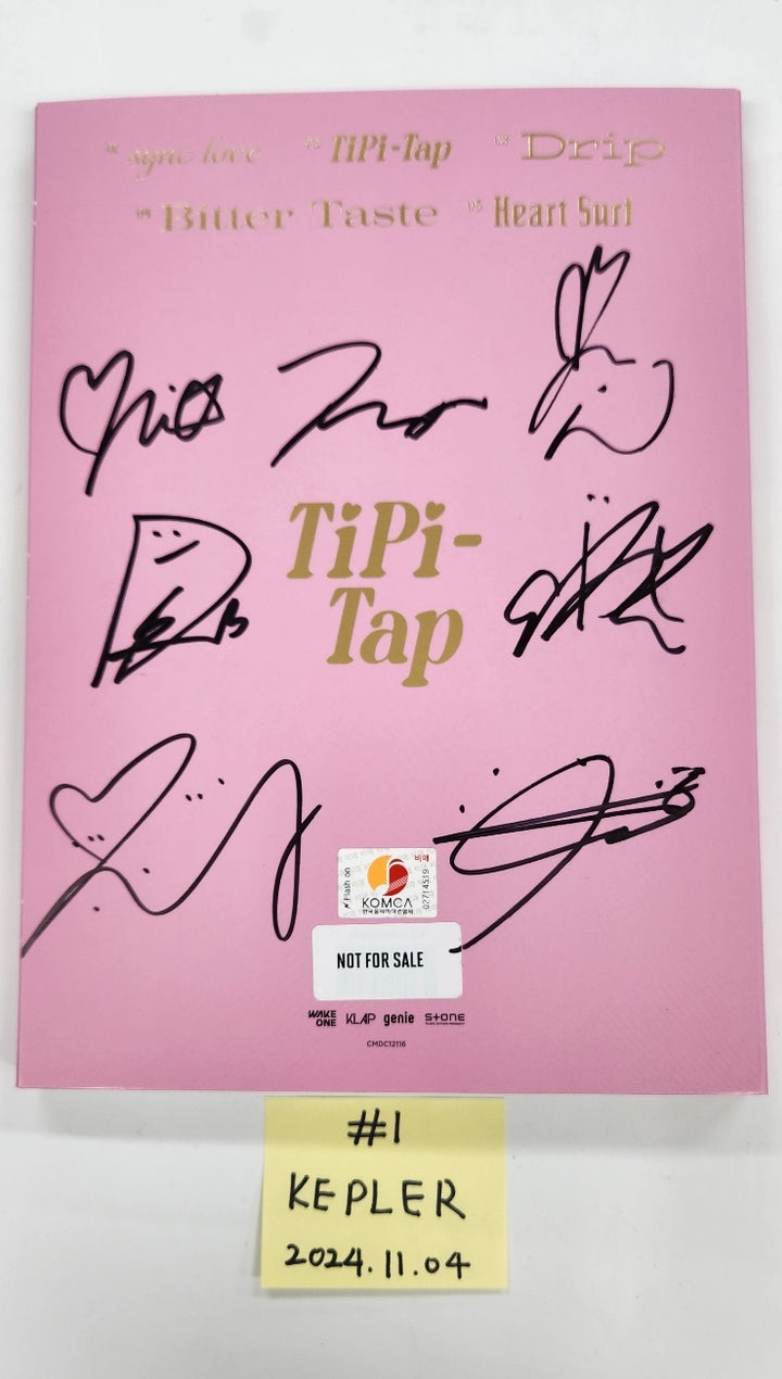 THE BOYZ "導火線", Kep1er "TIPI-TAP" - Hand Autographed(Signed) Promo Album [24.11.4]