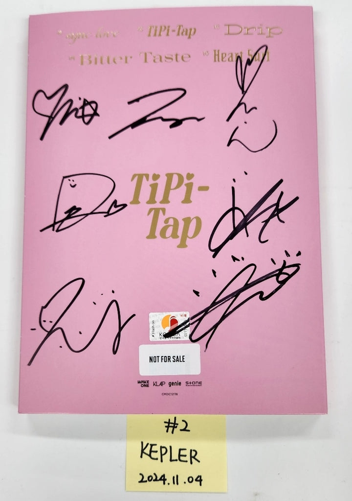 THE BOYZ "導火線", Kep1er "TIPI-TAP" - Hand Autographed(Signed) Promo Album [24.11.4]