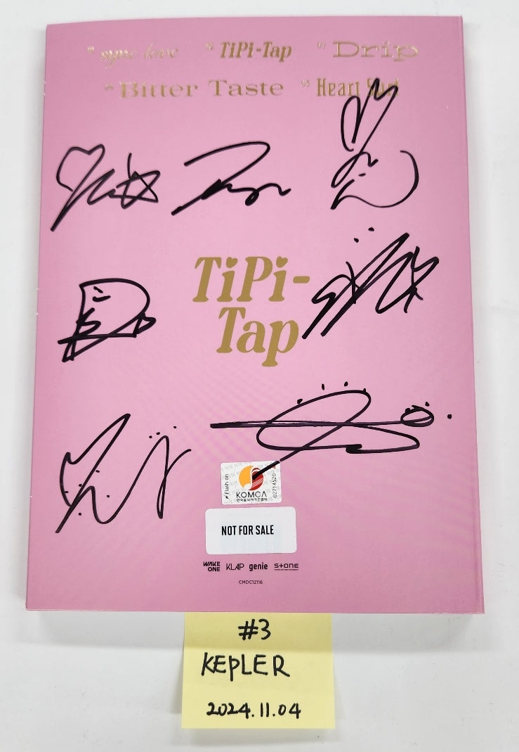 THE BOYZ "導火線", Kep1er "TIPI-TAP" - Hand Autographed(Signed) Promo Album [24.11.4]