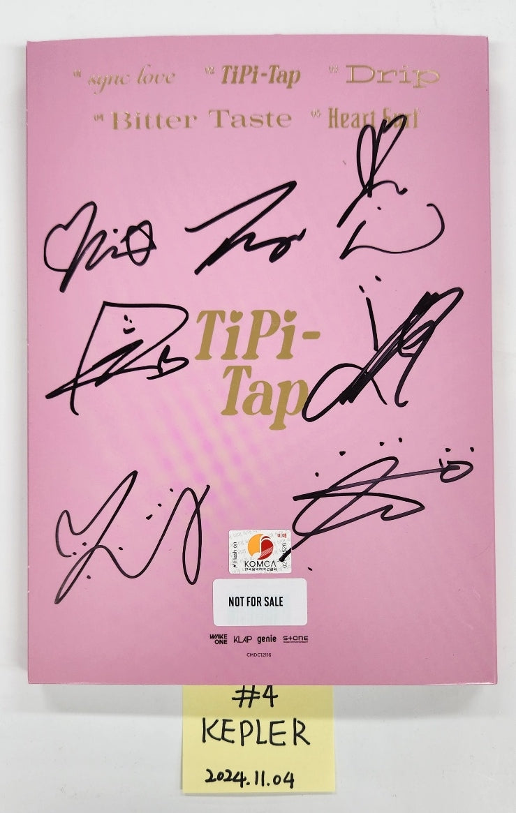 THE BOYZ "導火線", Kep1er "TIPI-TAP" - Hand Autographed(Signed) Promo Album [24.11.4]