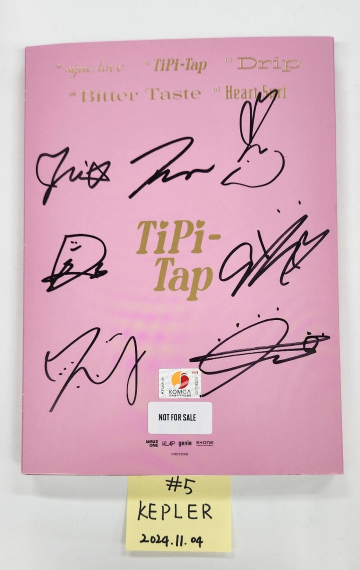 THE BOYZ "導火線", Kep1er "TIPI-TAP" - Hand Autographed(Signed) Promo Album [24.11.4]