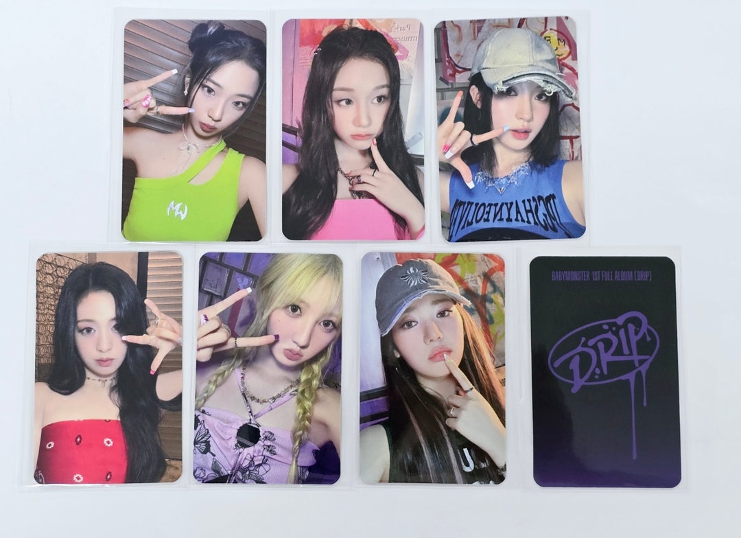 Babymonster "DRIP" 1st Full Album - OLIVE YOUNG Event Photocard [24.11.5]