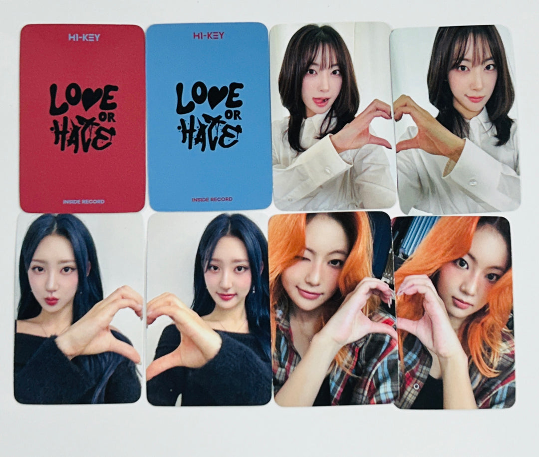 H1-KEY "LOVE or HATE" - Inside Record Fansign Event Photocard (Poca Album Ver.) [24.11.05]