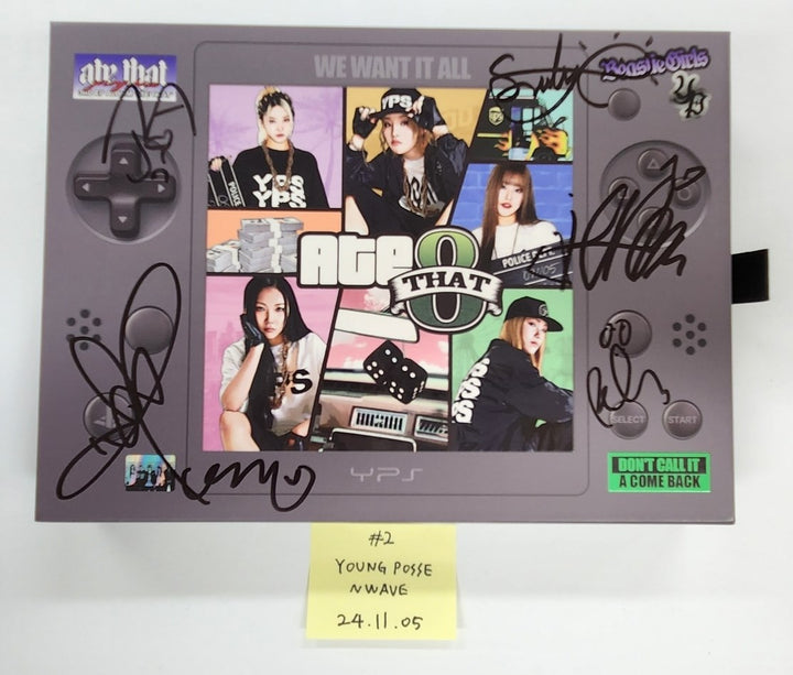 YOUNG POSSE "Ate That" - Hand Autographed(Signed) Album [24.11.6]