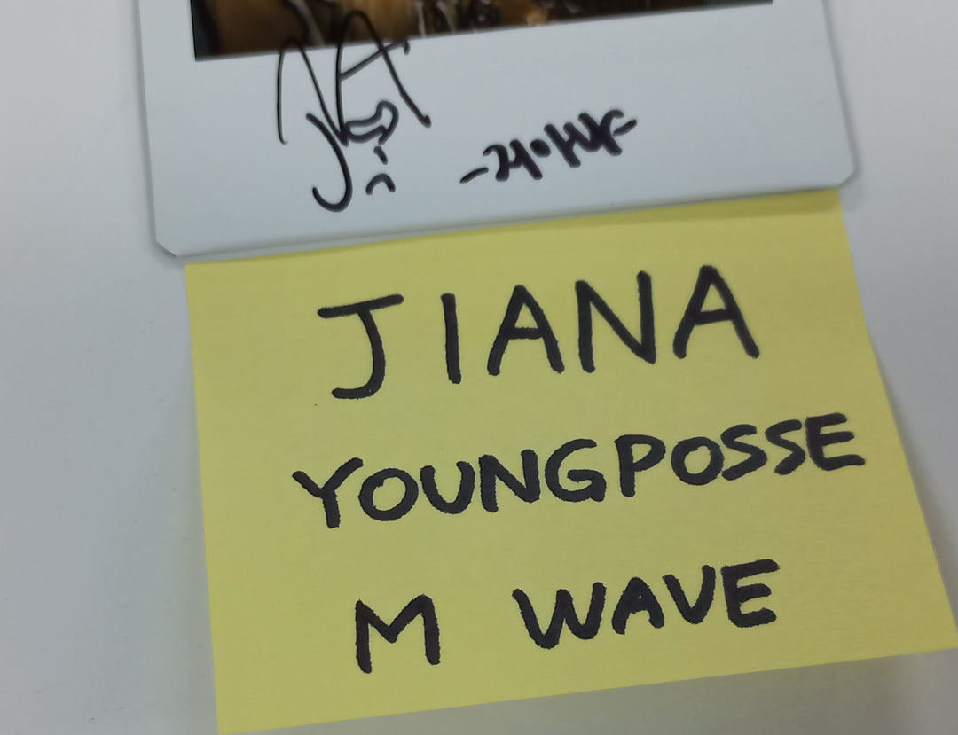 Jiana (Of YOUNG POSSE) "Ate That" - Hand Autographed(Signed) Polaroid [24.11.6]