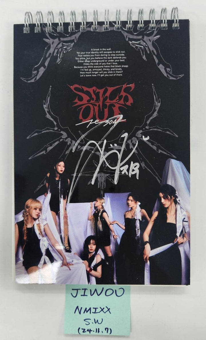 Jiwoo (Of NMIXX) "Fe3O4: BREAK" - Hand Autographed(Signed) Album [24.11.7]