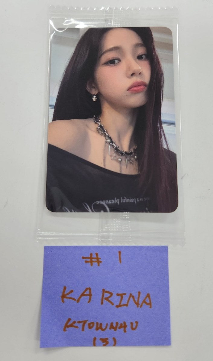 Aespa "Whiplash" - Ktown4U Fansign  Event Photocard [24.11.8]