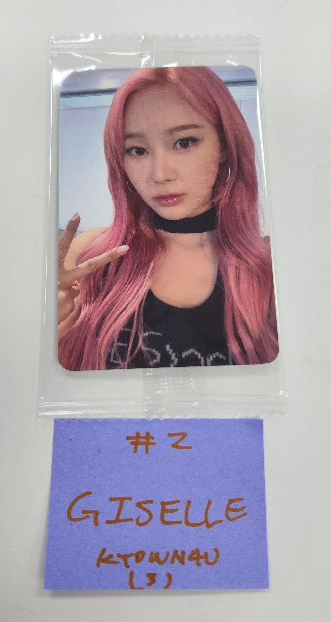 Aespa superstarsmtown good event R lenticular Gisellr photocard