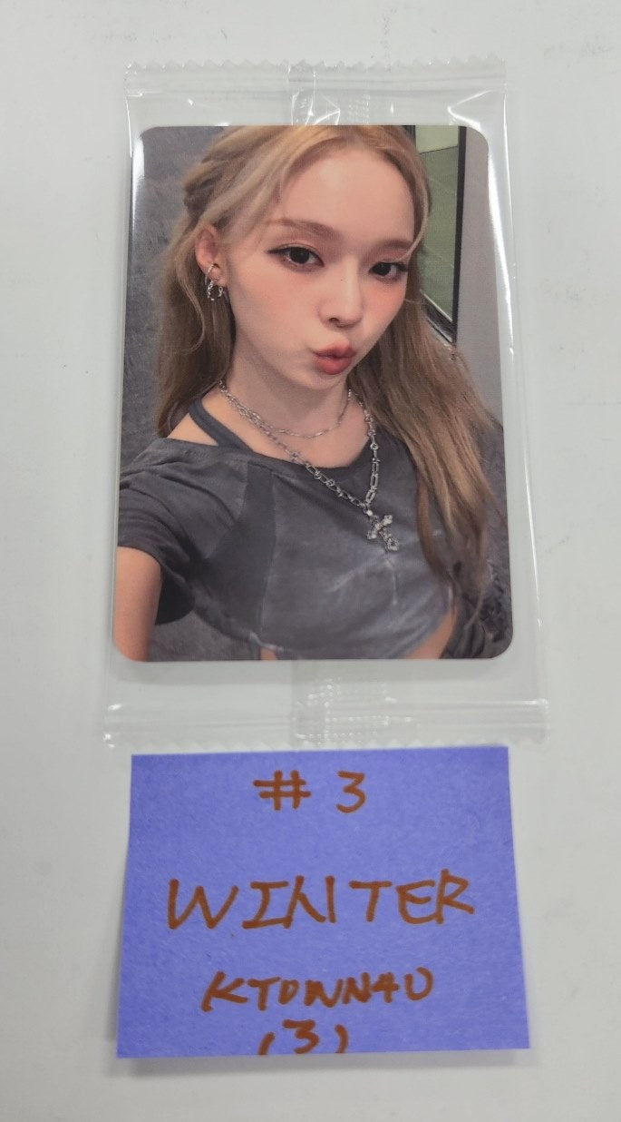 Aespa "Whiplash" - Ktown4U Fansign  Event Photocard [24.11.8]