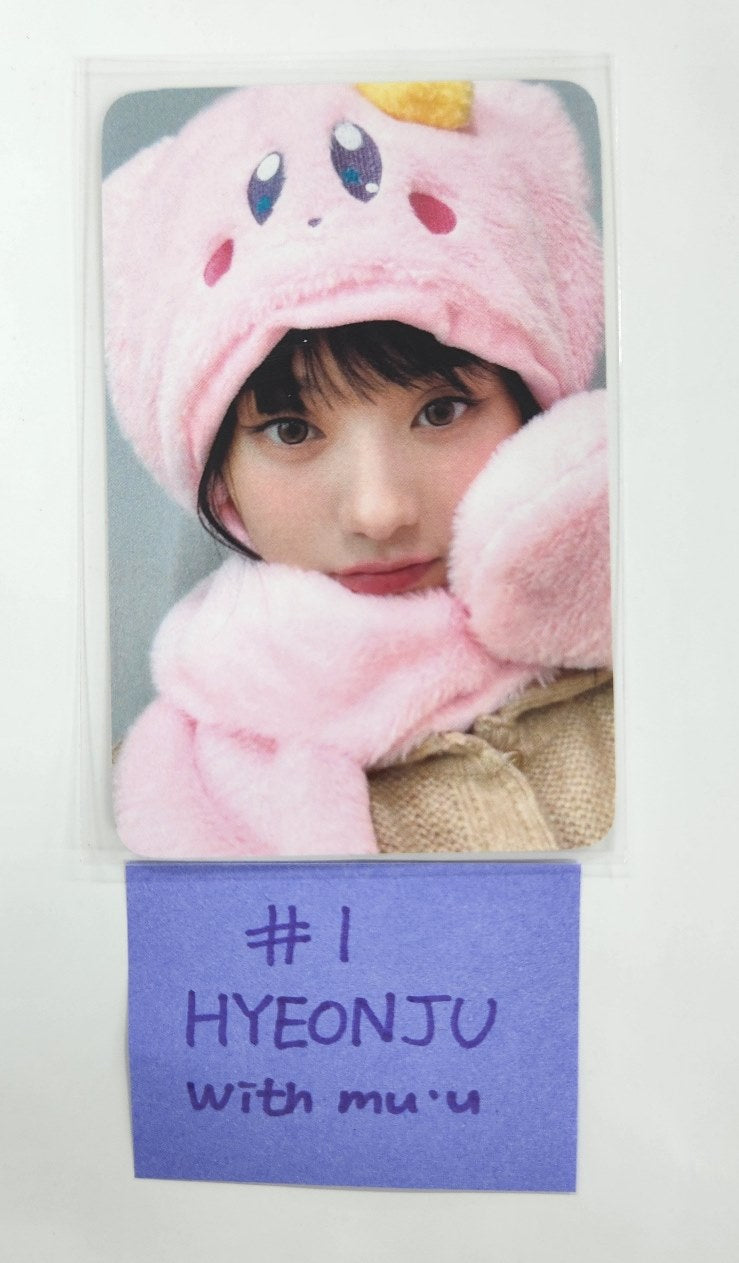 UNIS 'CURIOUS' - Withmuu Fansign Event Photocard Round 5 [24.11.8]