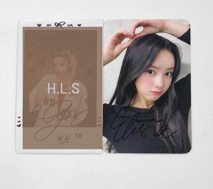 UNIS 'CURIOUS' - Hand Autographed(Signed) Polaroid, Photocard [24.11.8]